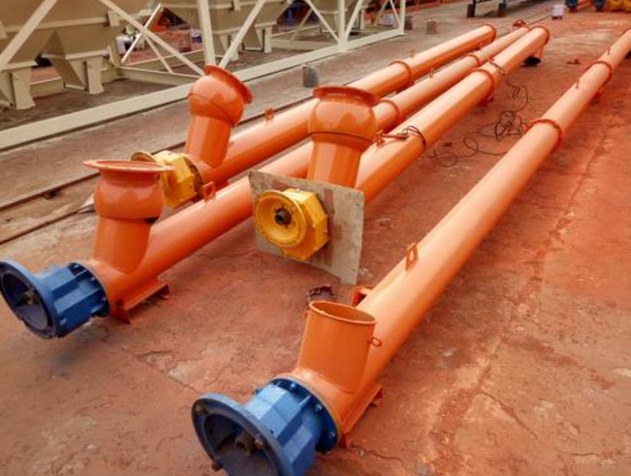 300 r/min Screw Feeder Automatic Concrete Block Making Machine